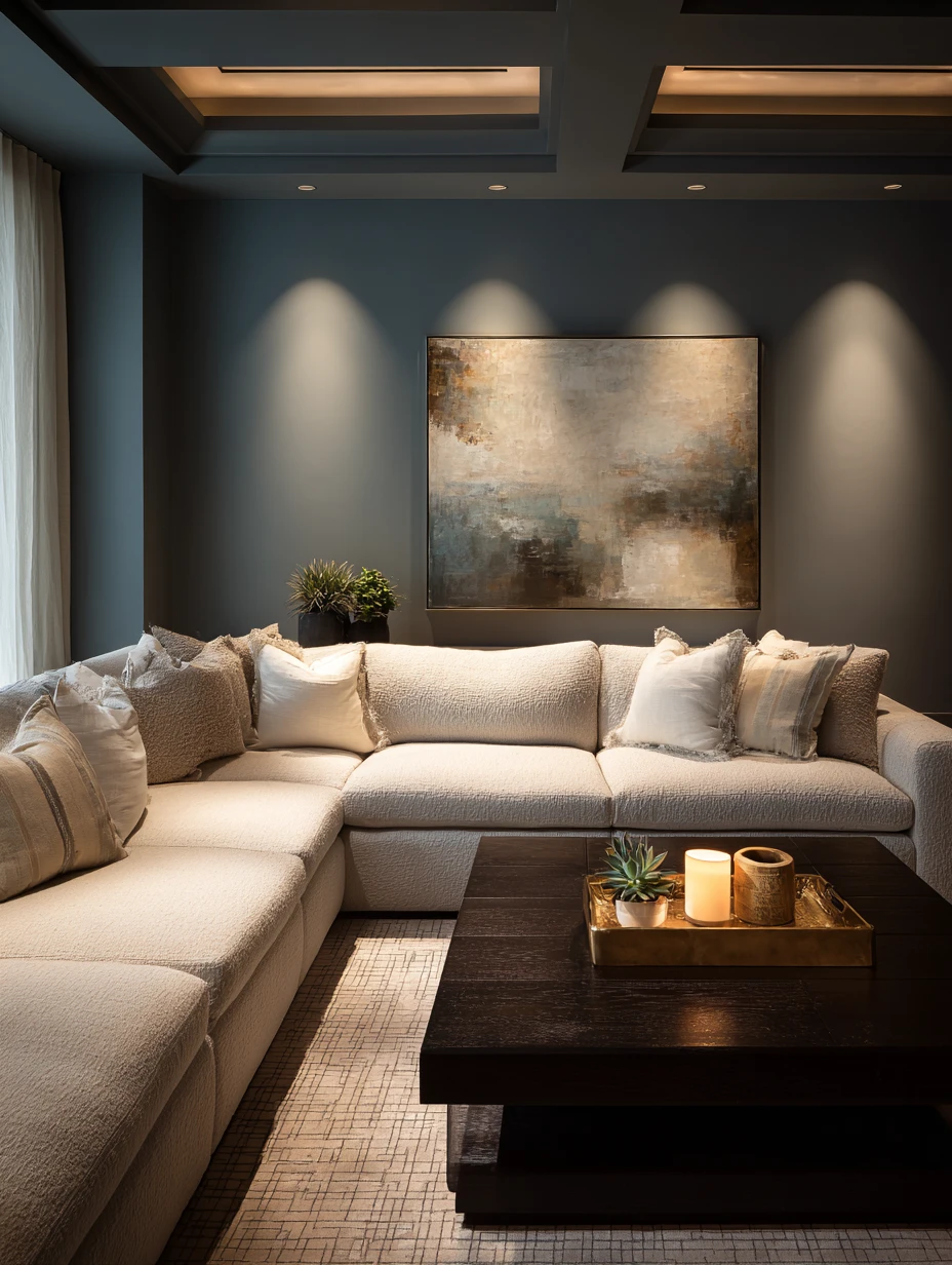 The Moody & Textured Living Space