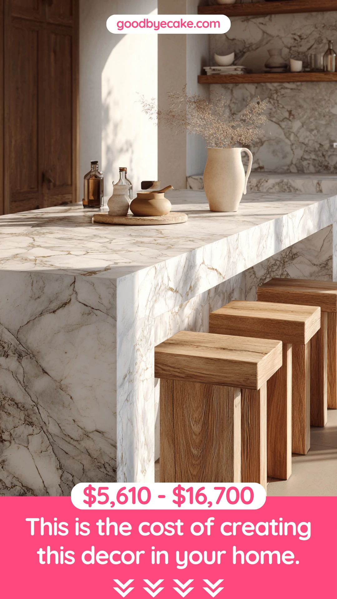 Sculptural Stone Kitchen