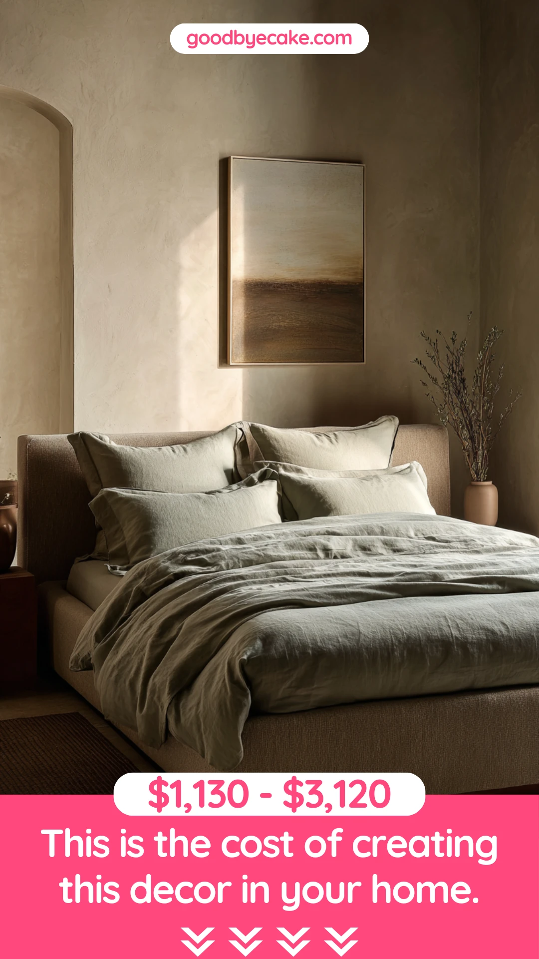 Earthy Textured Bedroom