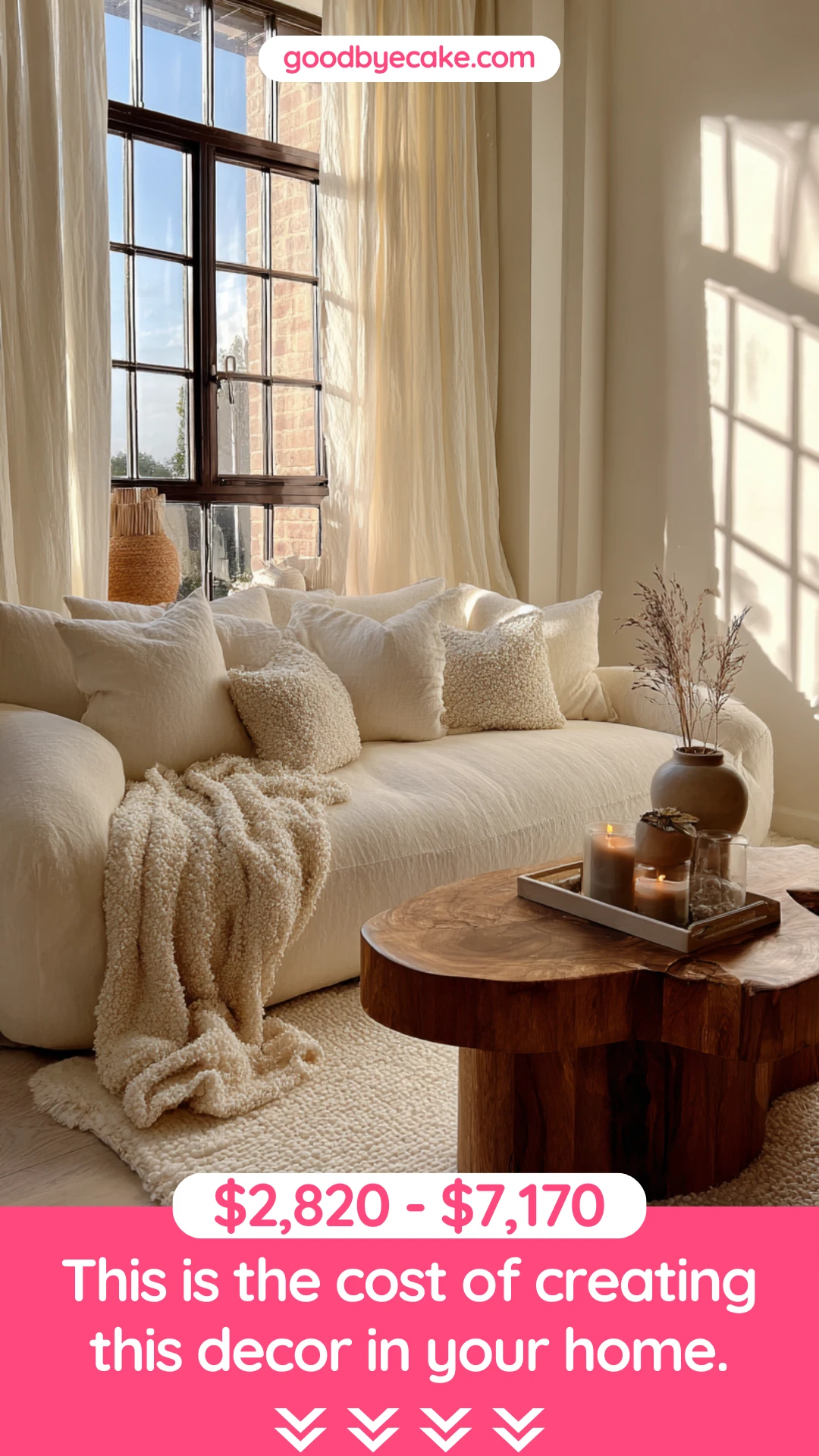 Cozy Bouclé Living Room