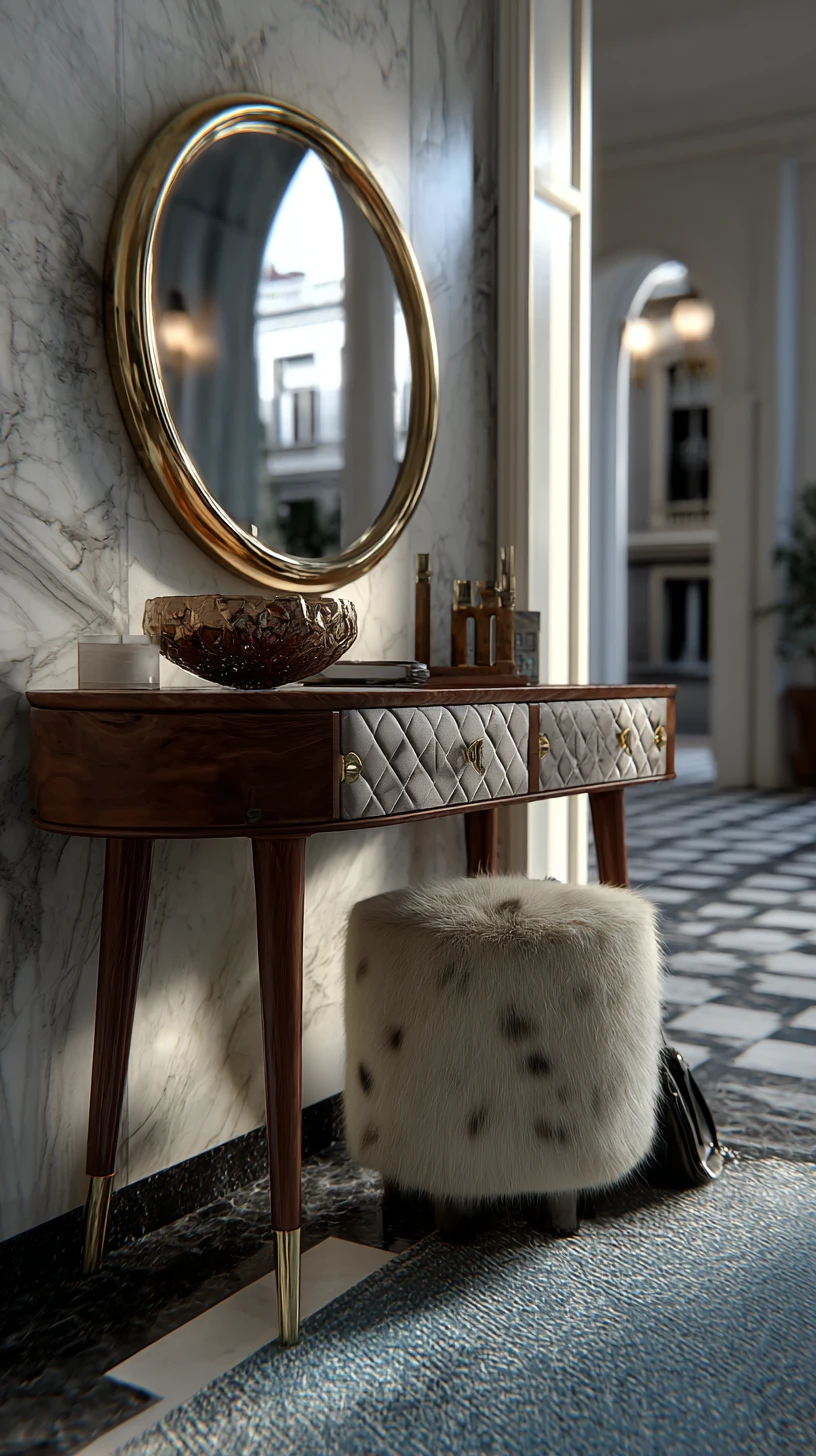 Chic Mid-Century Vanity