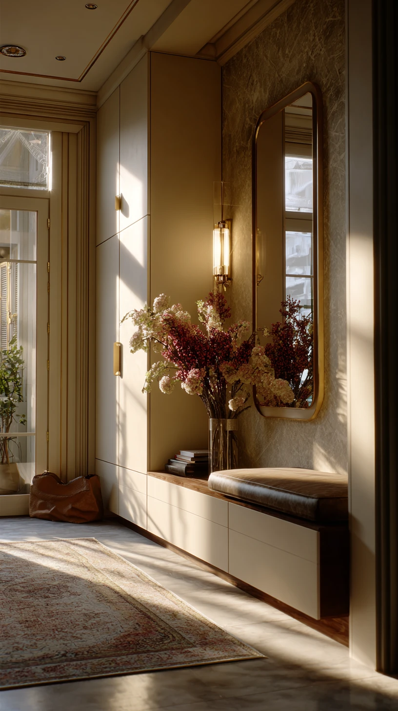 Elegant Built-In with Gold Accents