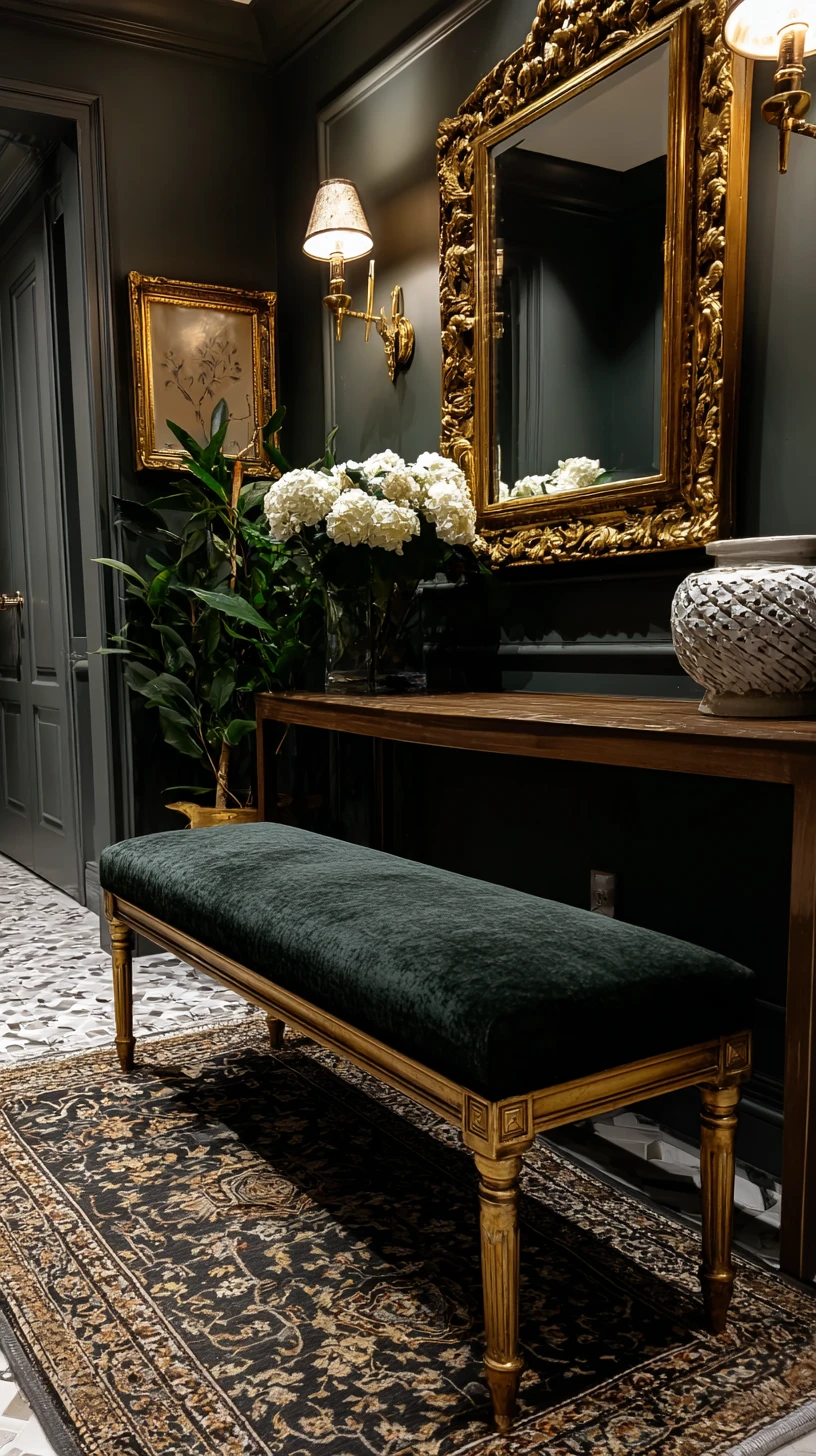 Moody Green & Gold Luxury