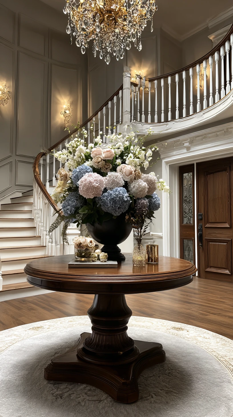 Grand Traditional Foyer Centerpiece