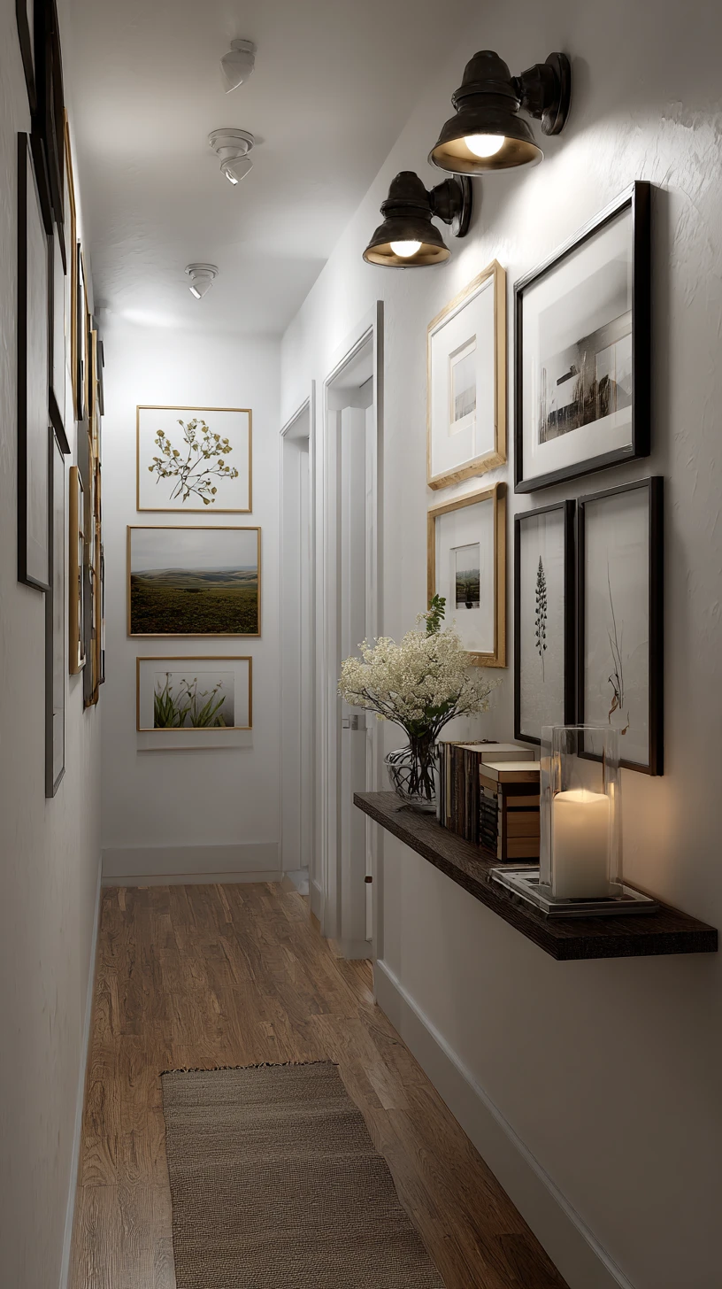 Minimalist Gallery Hallway