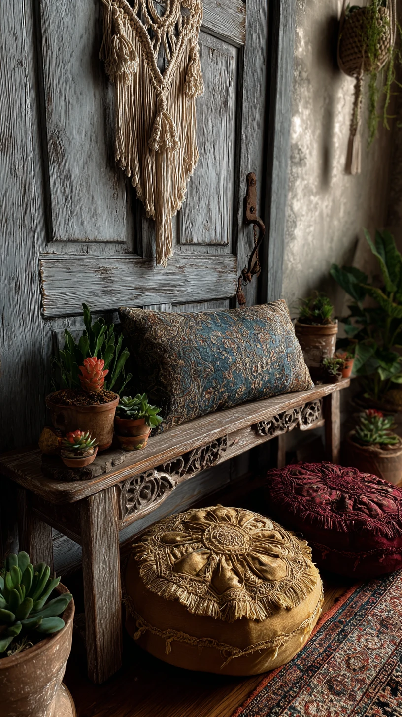 Rustic Boho Plant Corner