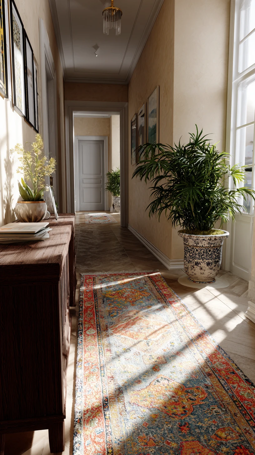 Sunny Bohemian Hallway