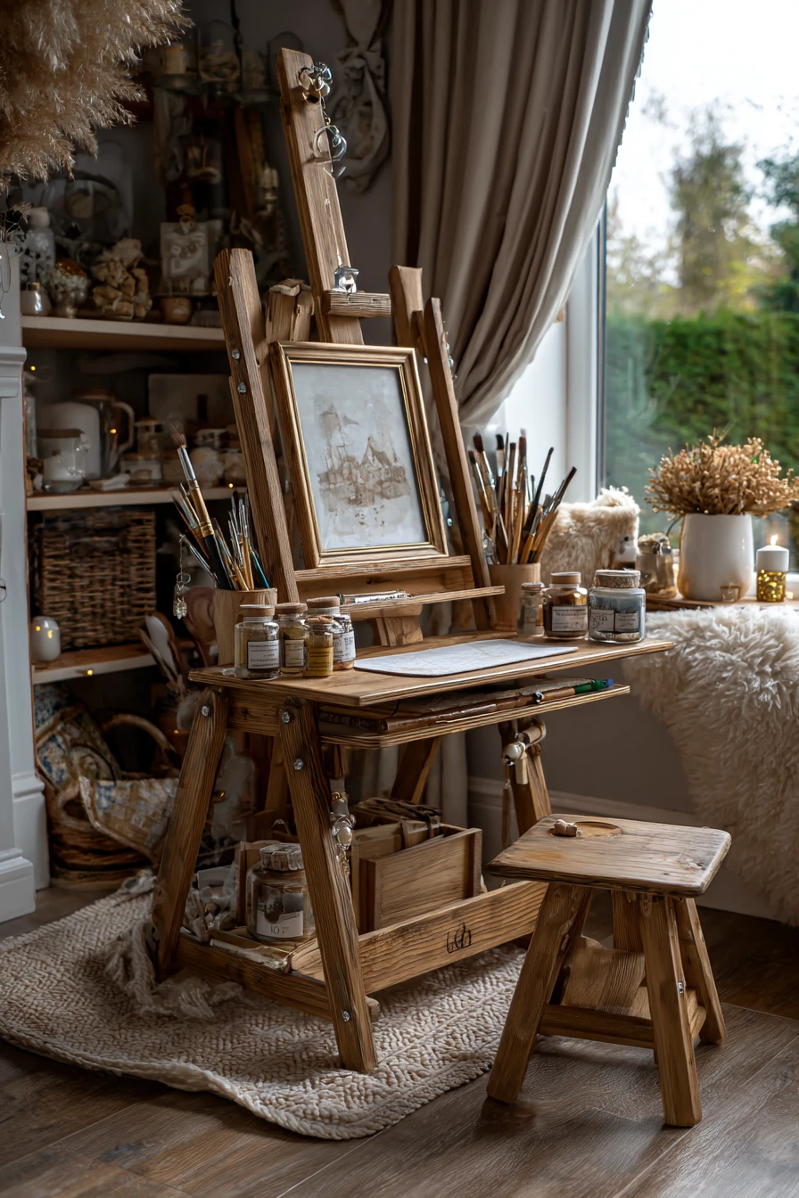 Artist's Wooden Studio