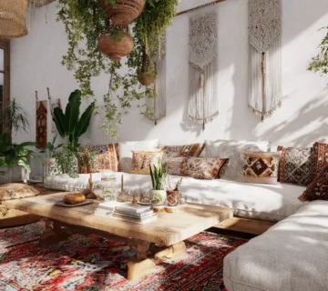 Branblog 75180 A bohemian chic living room featuring layered  910f9e02 c462 4cba 8755 c3ea1fcad381 1 360x320