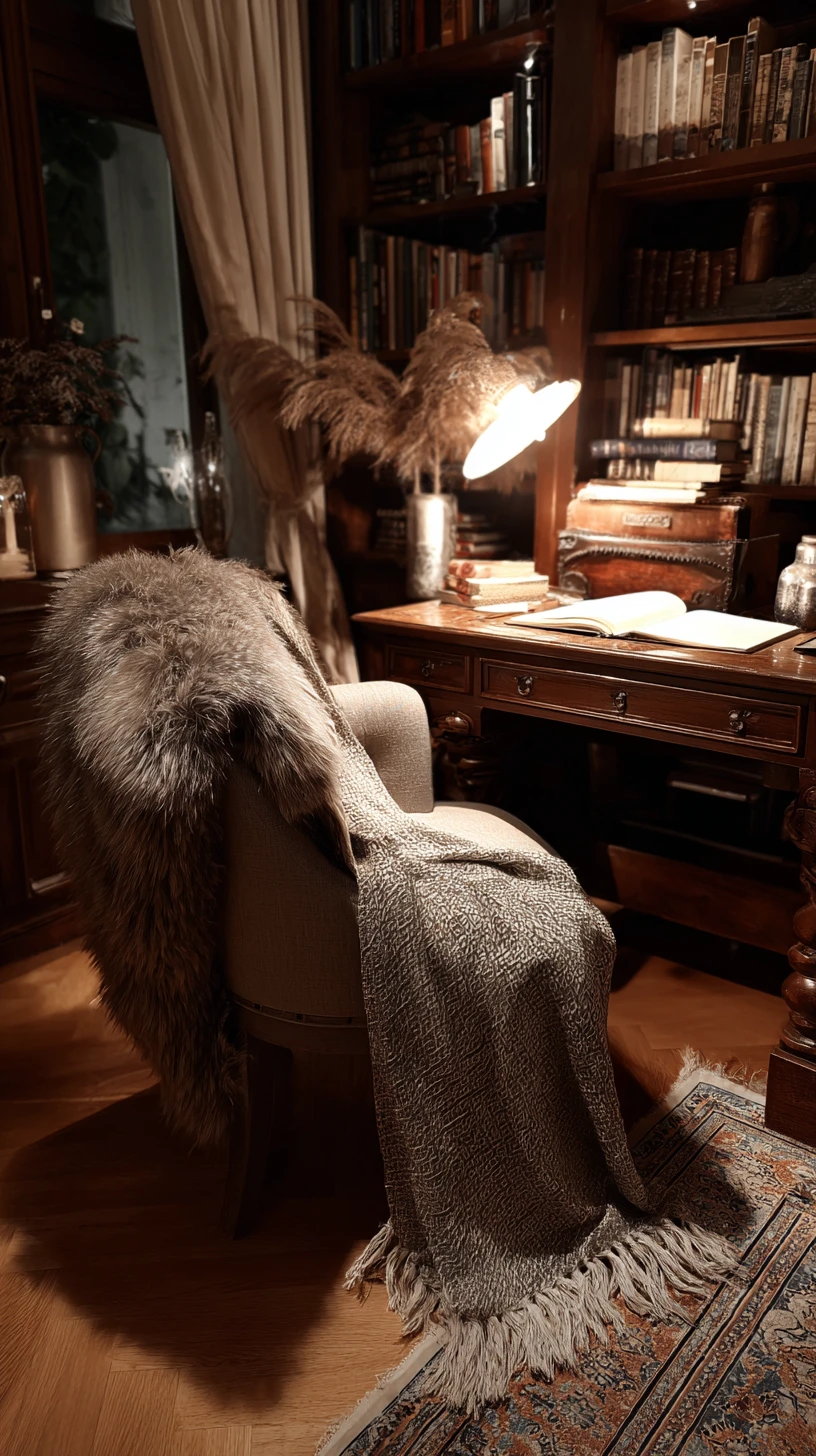 Vintage Scholar's Desk