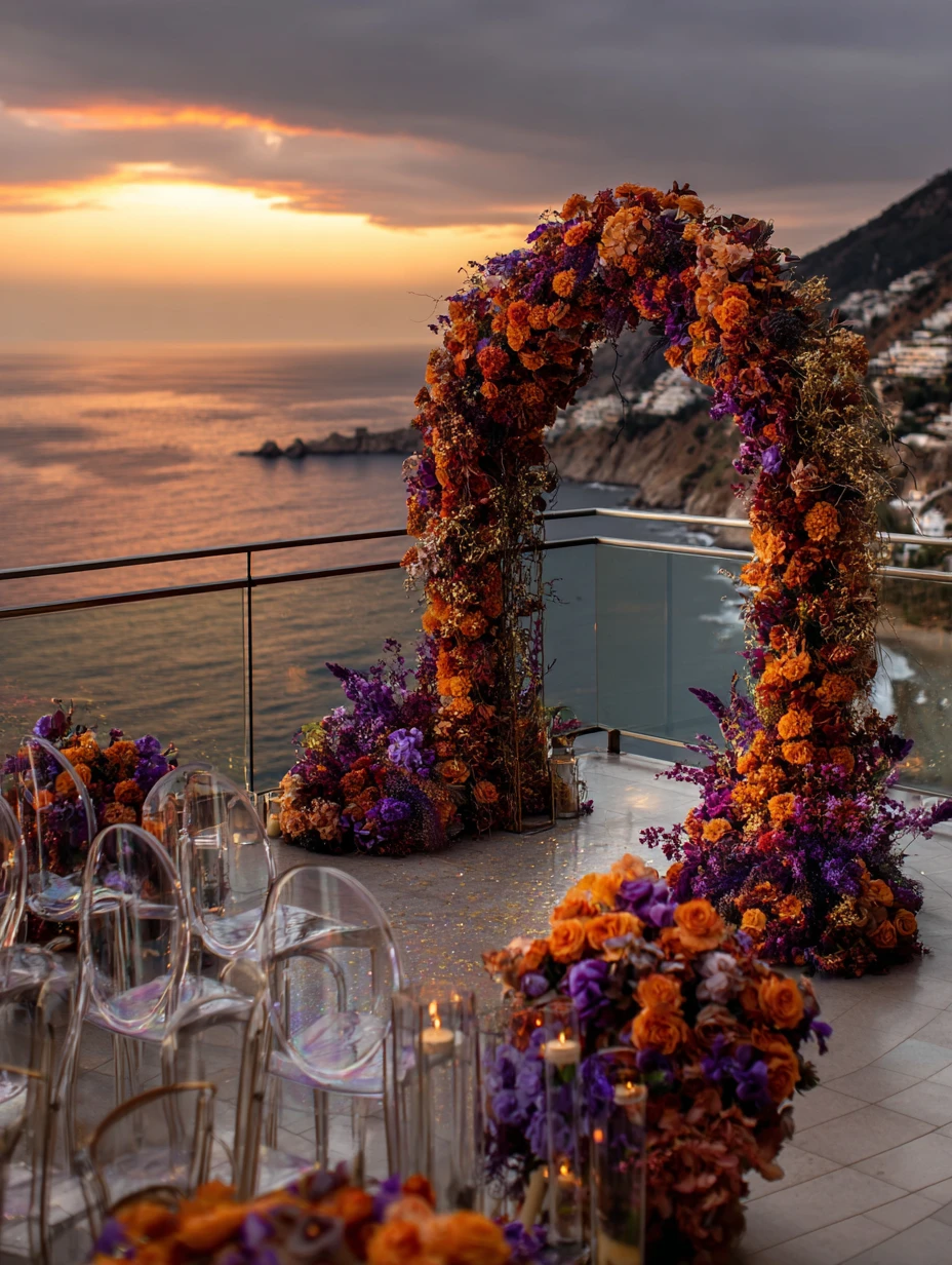 Sunset Cliffside Ceremony