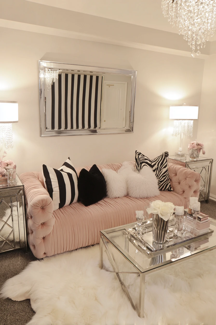 Pink & Mirrored Glam