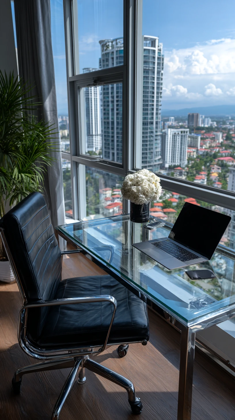 Sleek Cityscape Minimalist