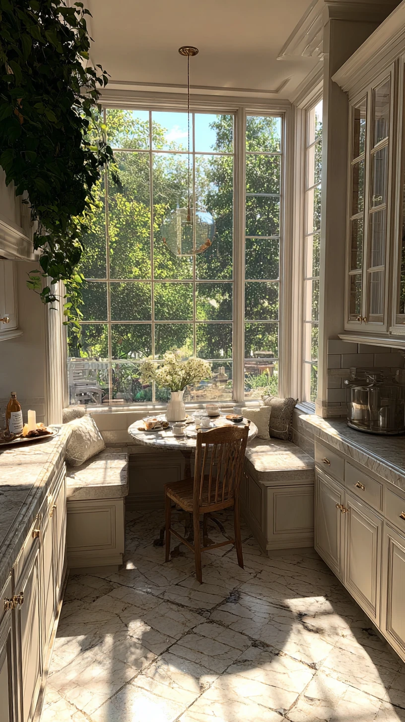 Sunny & Cheerful Bay Window Nook