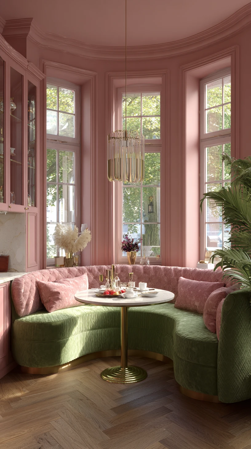 Glamorous Art Deco Dining Nook