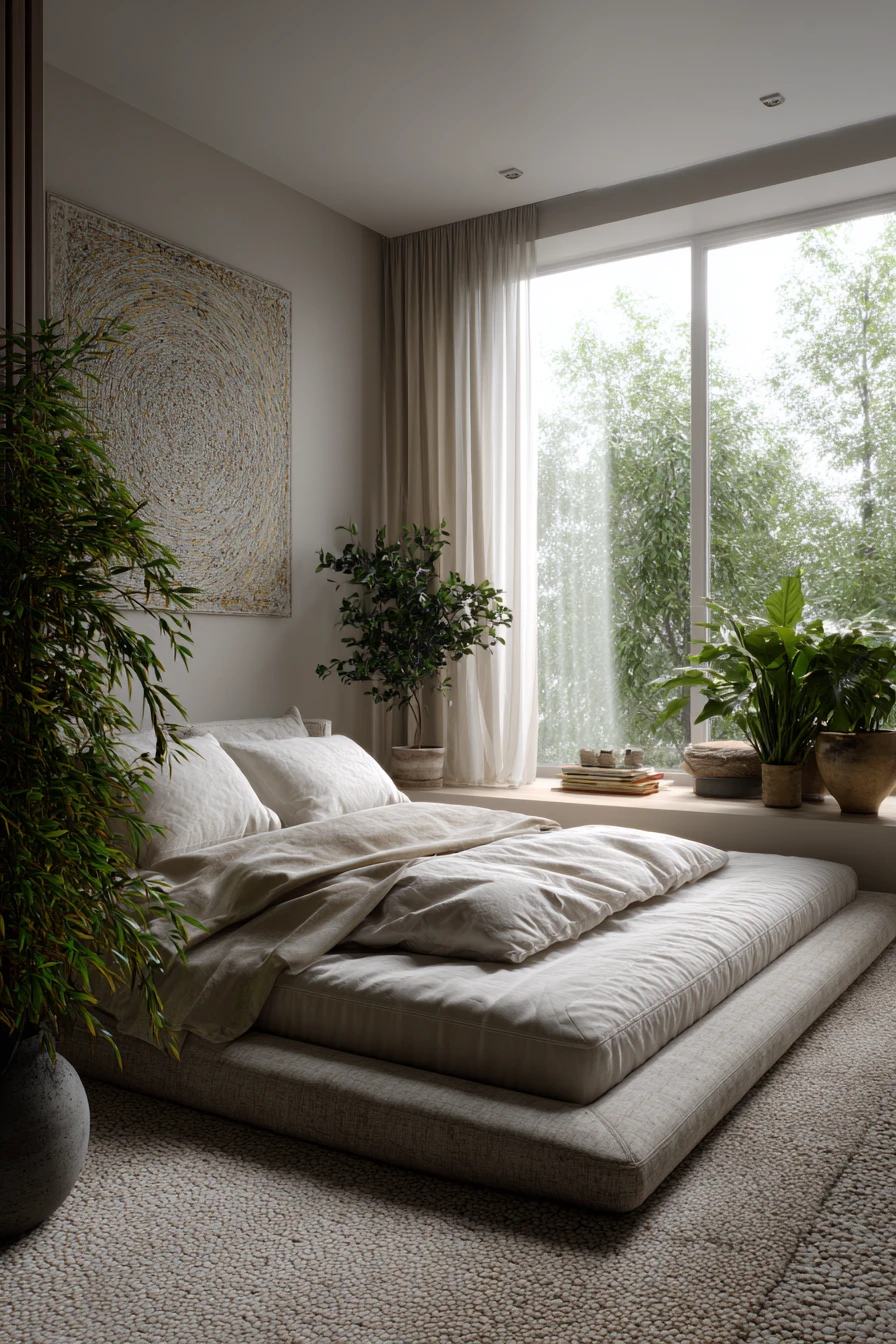 Minimalist Japandi Bedroom