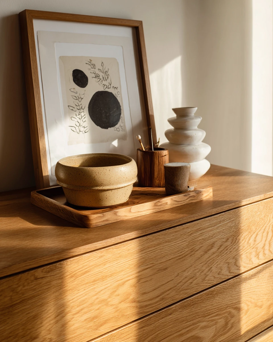 Curated Dresser Vignette