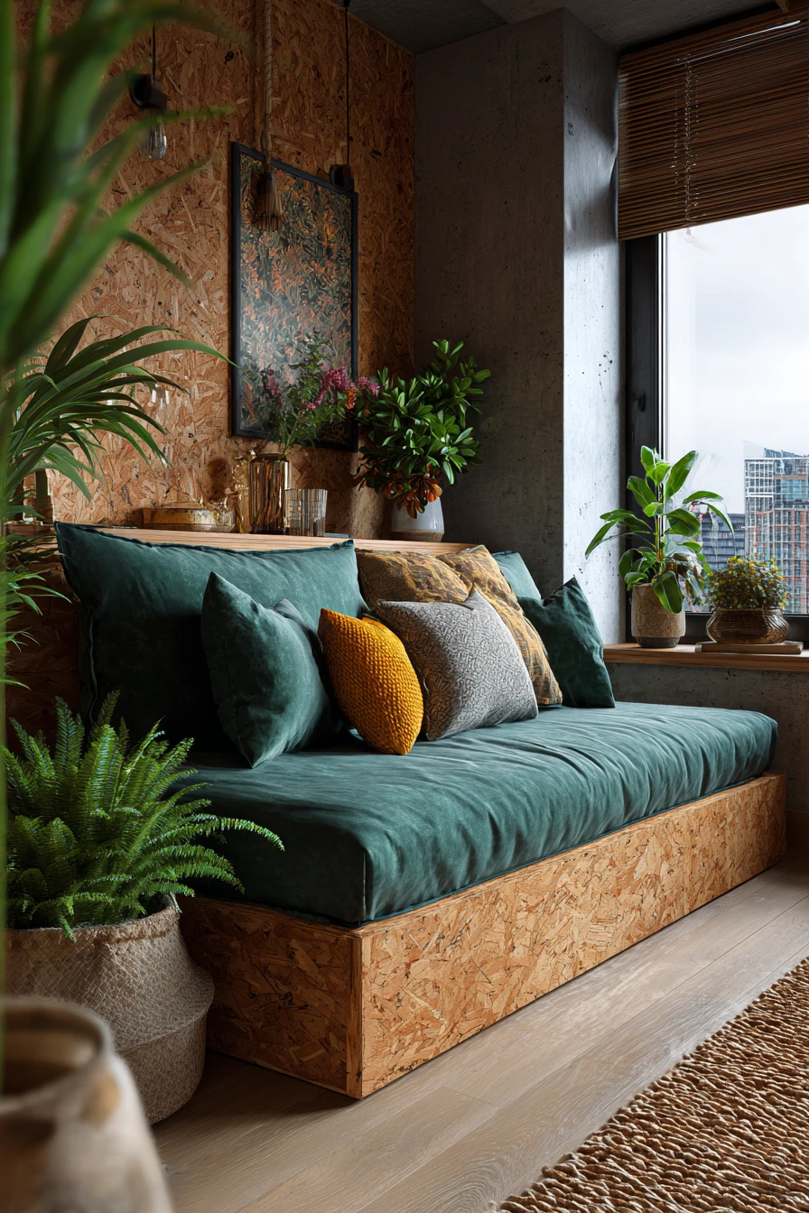 Eco-Industrial Platform Bed