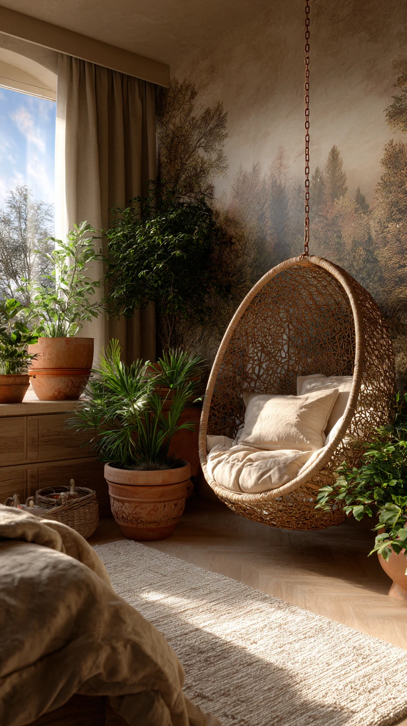 The Boho Botanical Swing