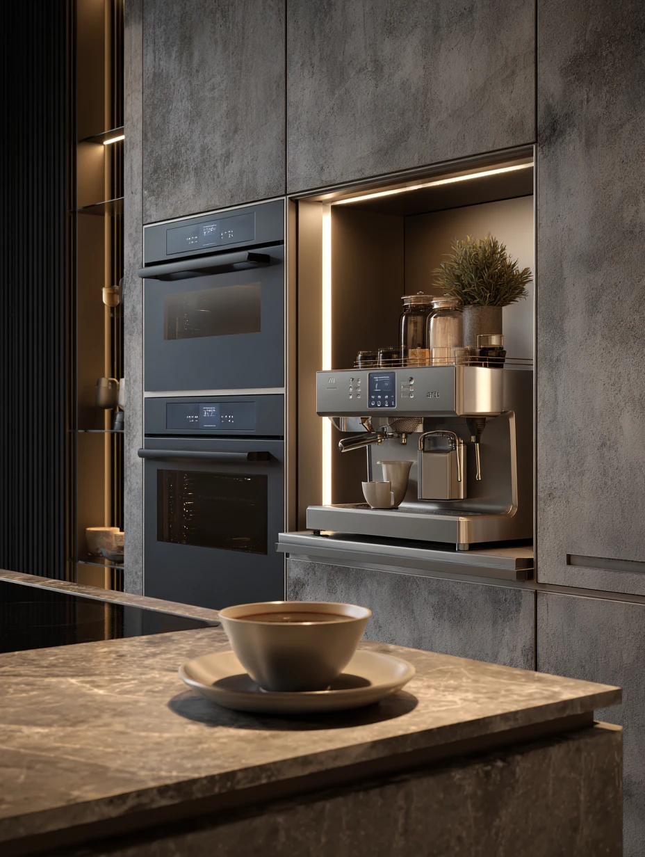 Sleek & Stealthy Appliance Wall