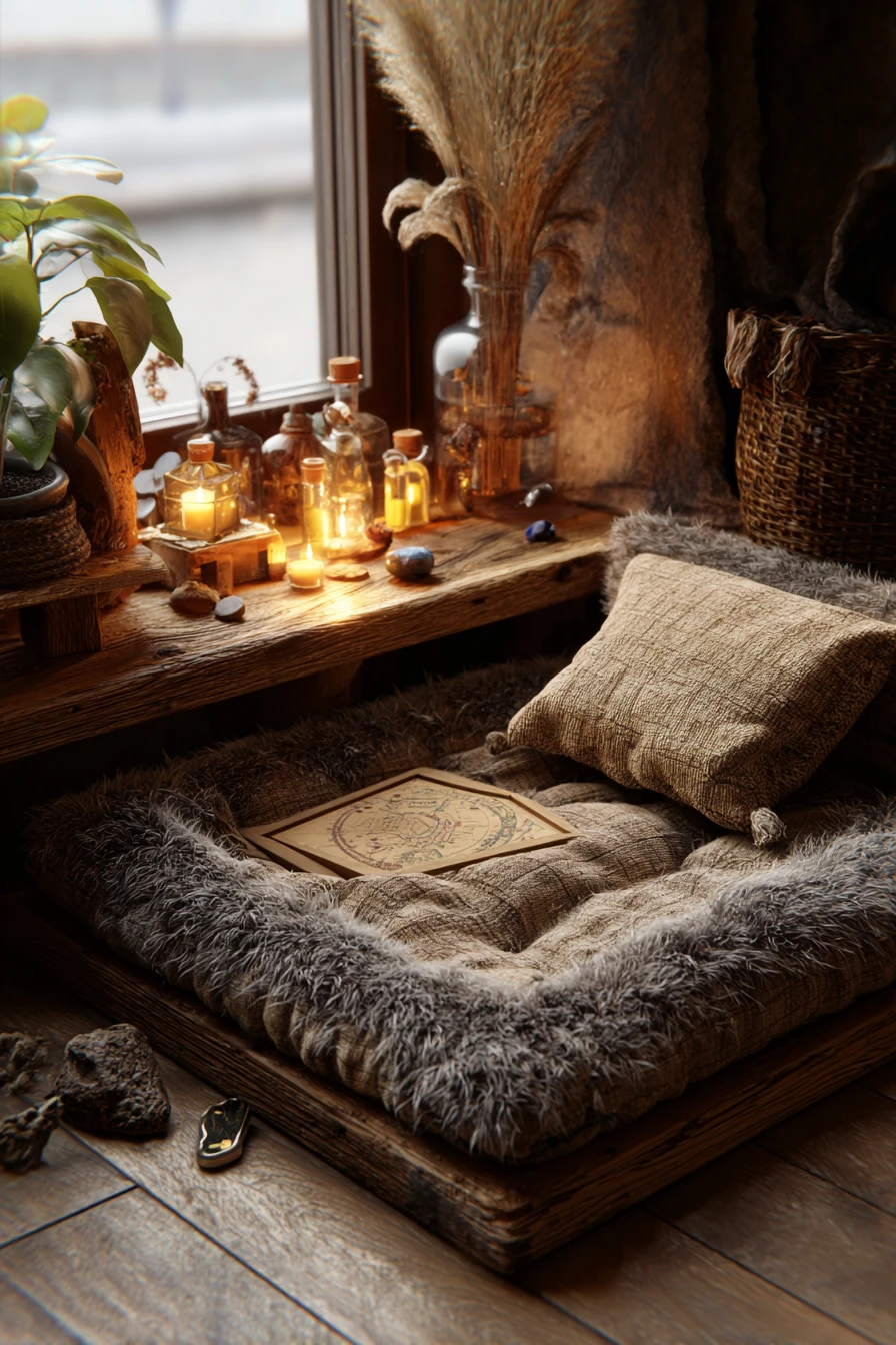 Rustic Window Art Nook