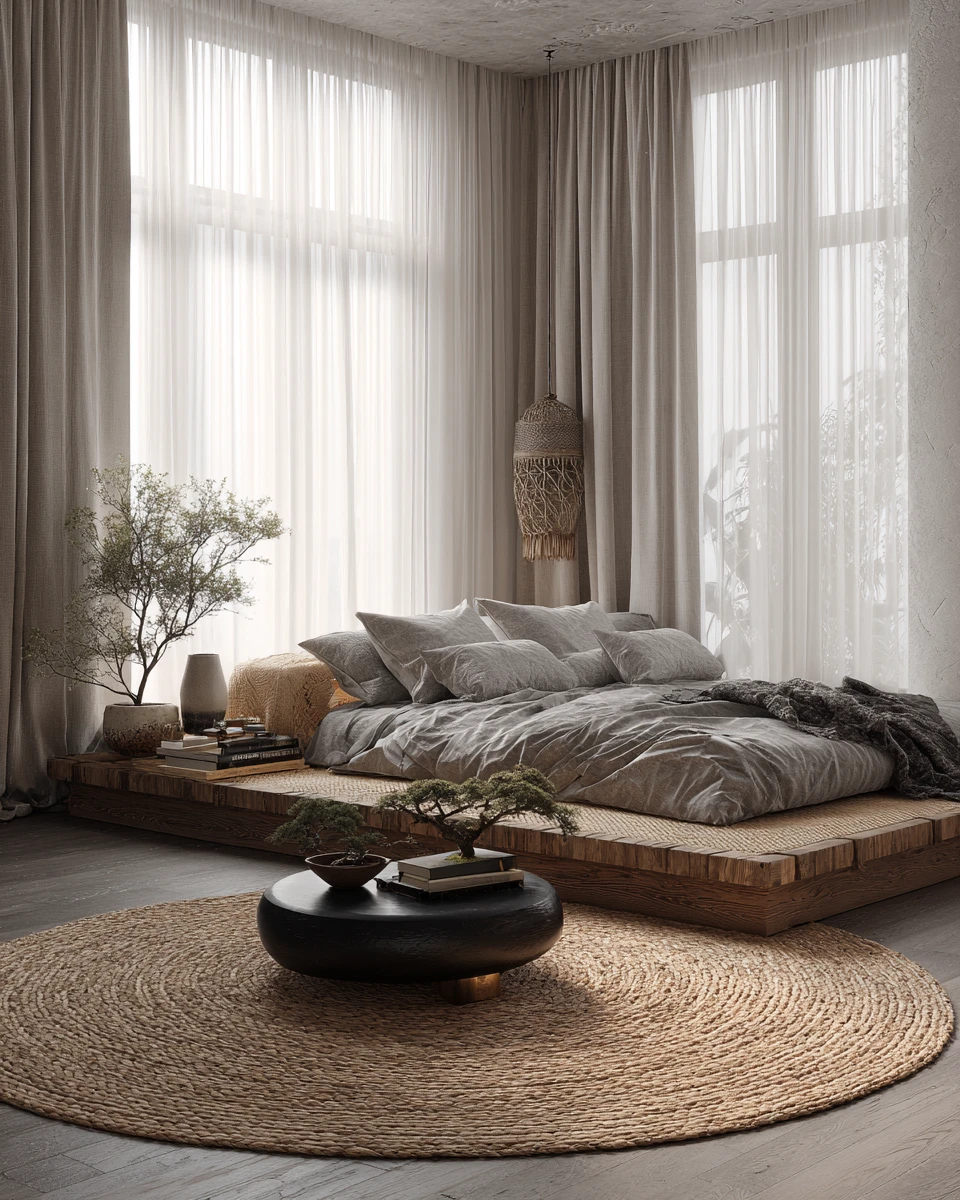 Zen-Inspired Bedroom Retreat
