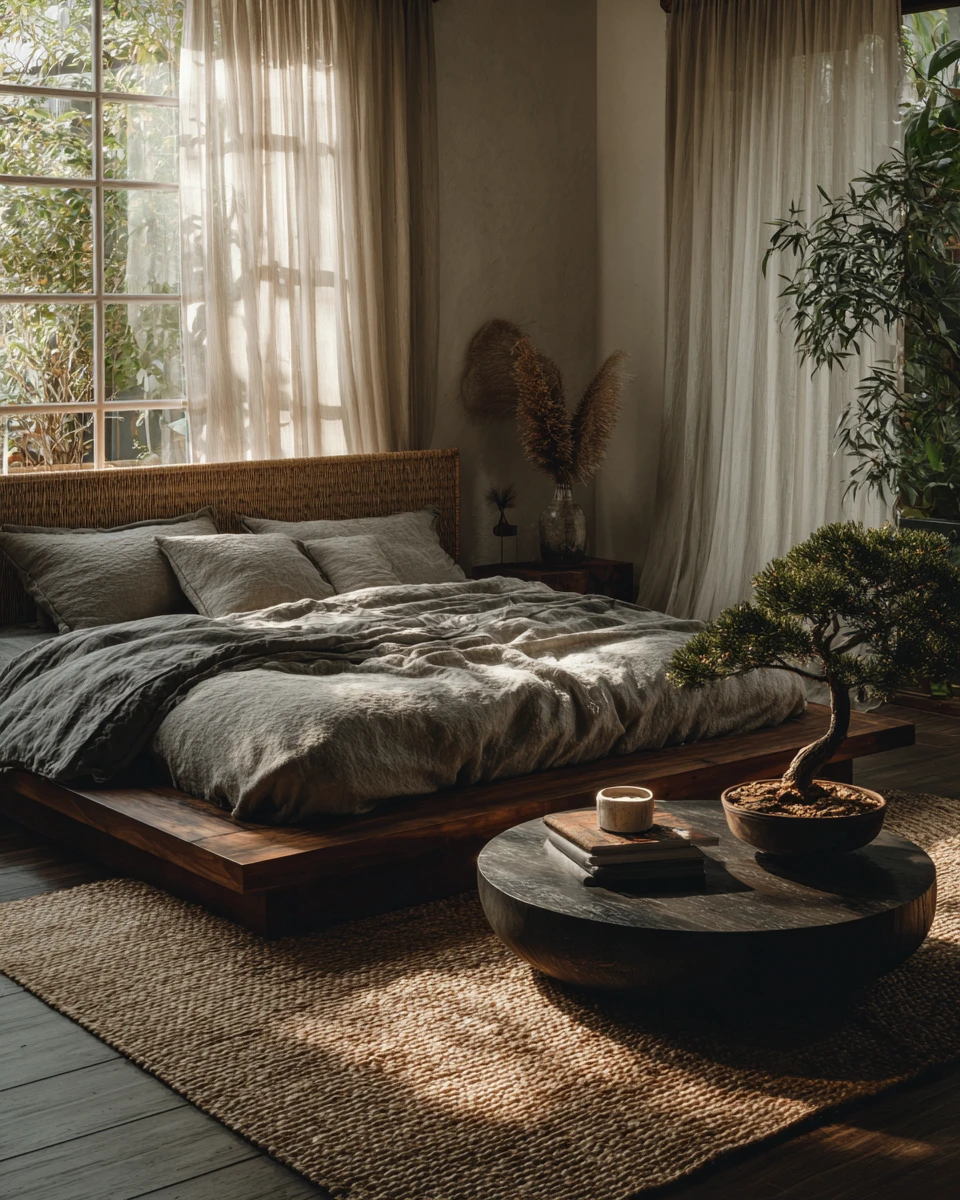 Organic Wabi-Sabi Bedroom