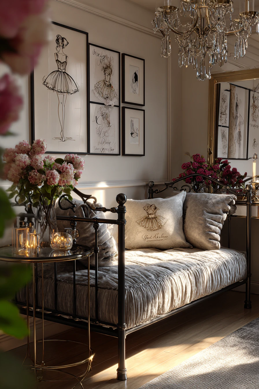 Chic Parisian Daybed Corner