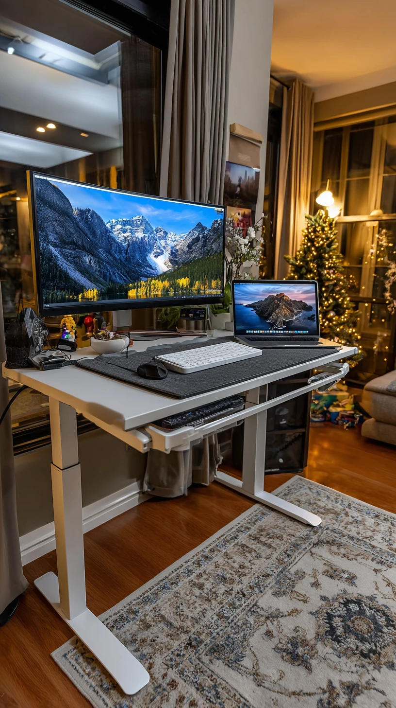 Minimalist Standing Desk Setup