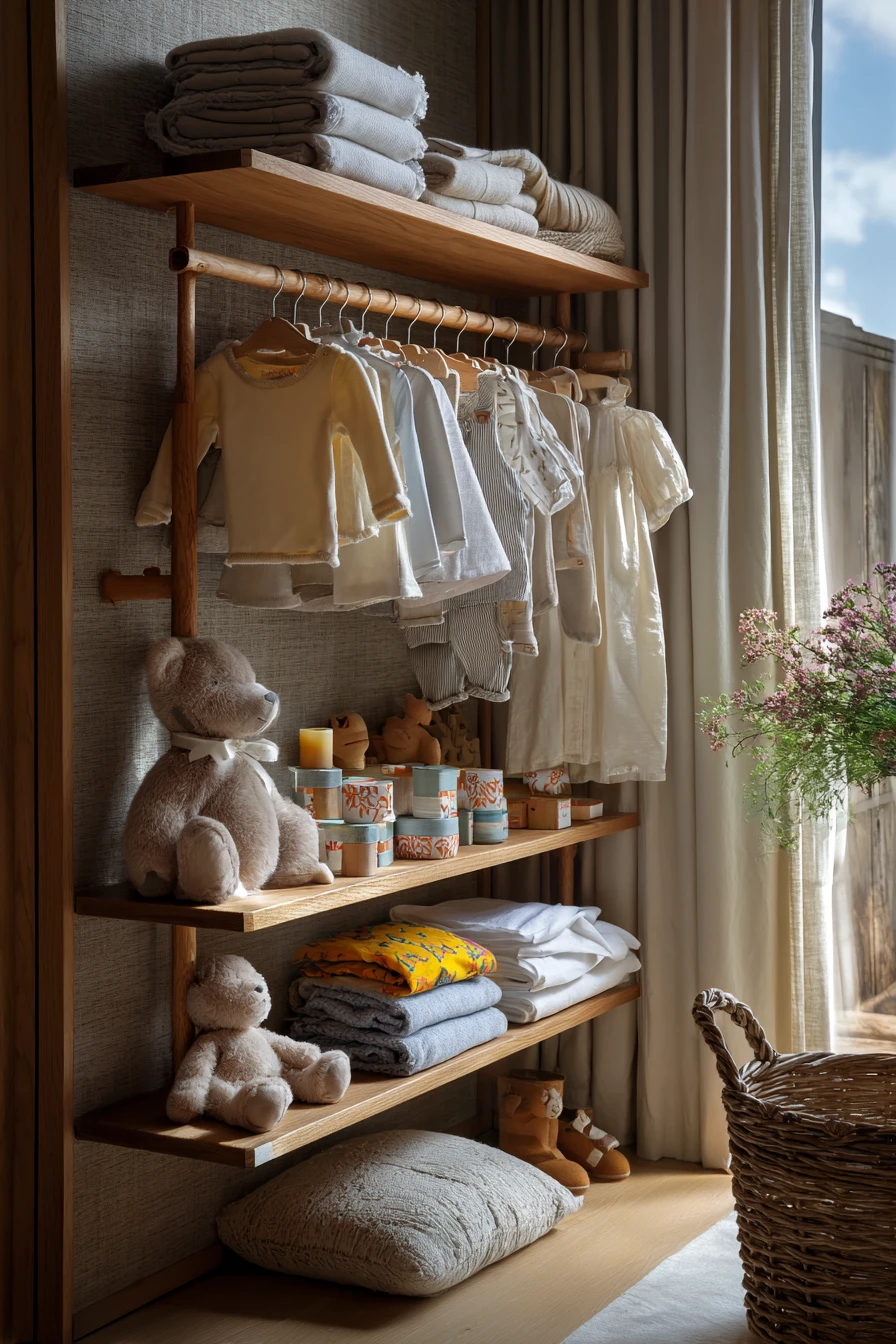 Freestanding Natural Closet