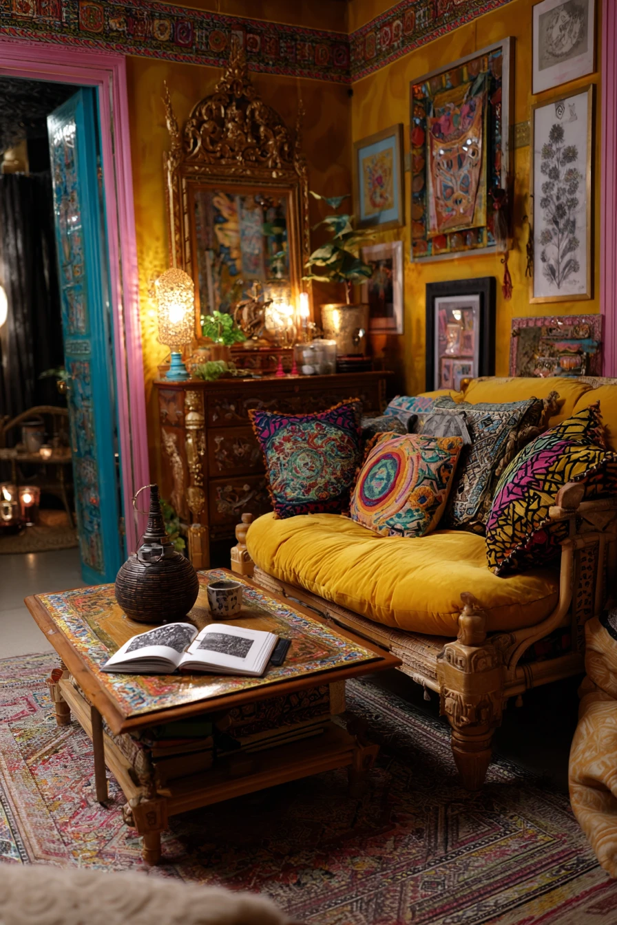 Vibrant Bohemian Sunroom