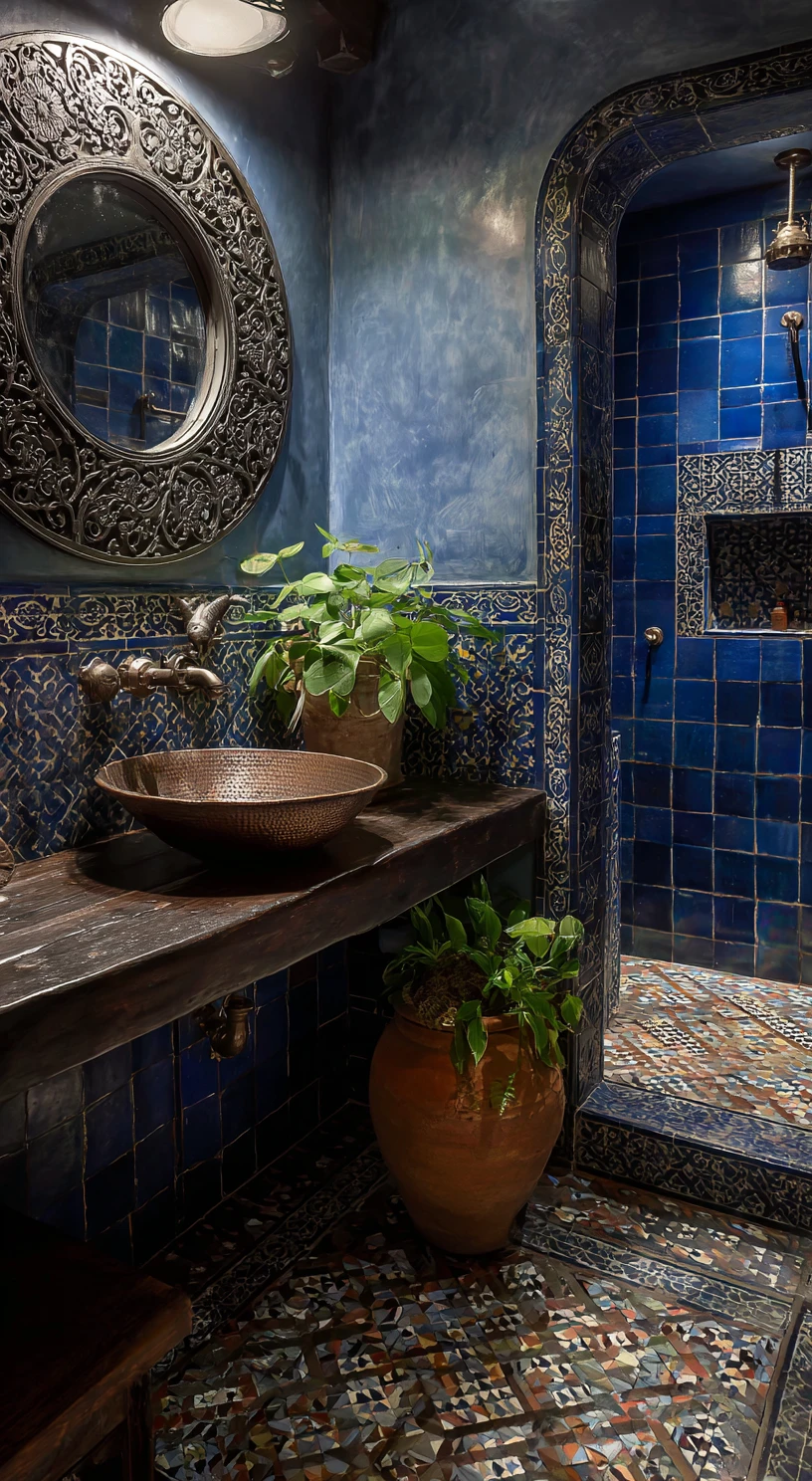 Exotic Moroccan Blue