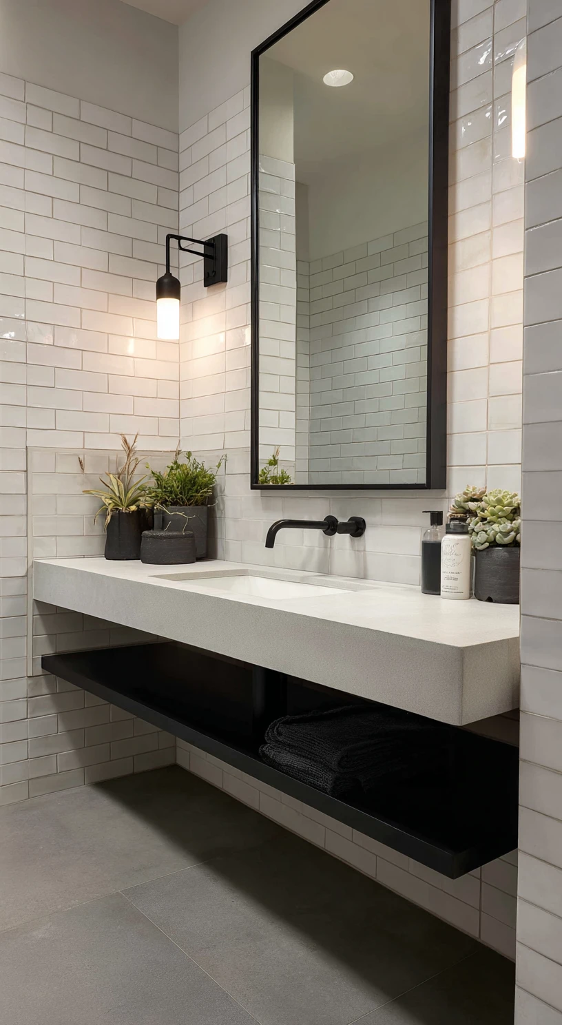 Sleek Modern with Plants