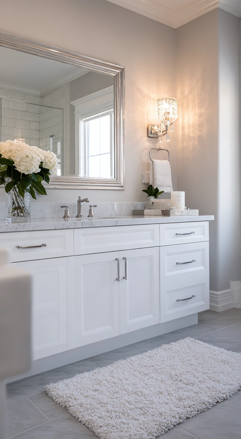 Elegant Classic: Marble & Crystal