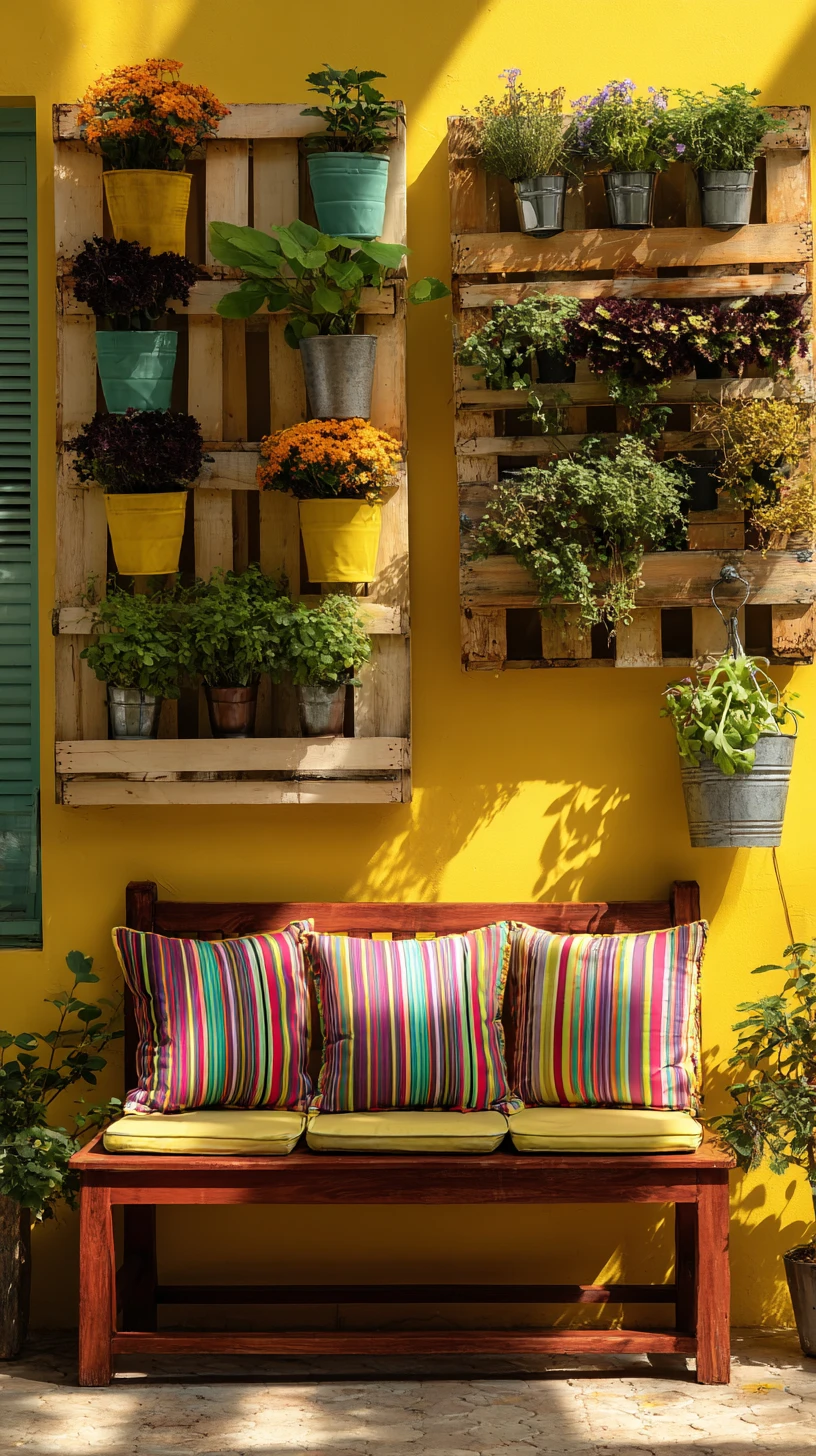 Double Pallet Feature Wall