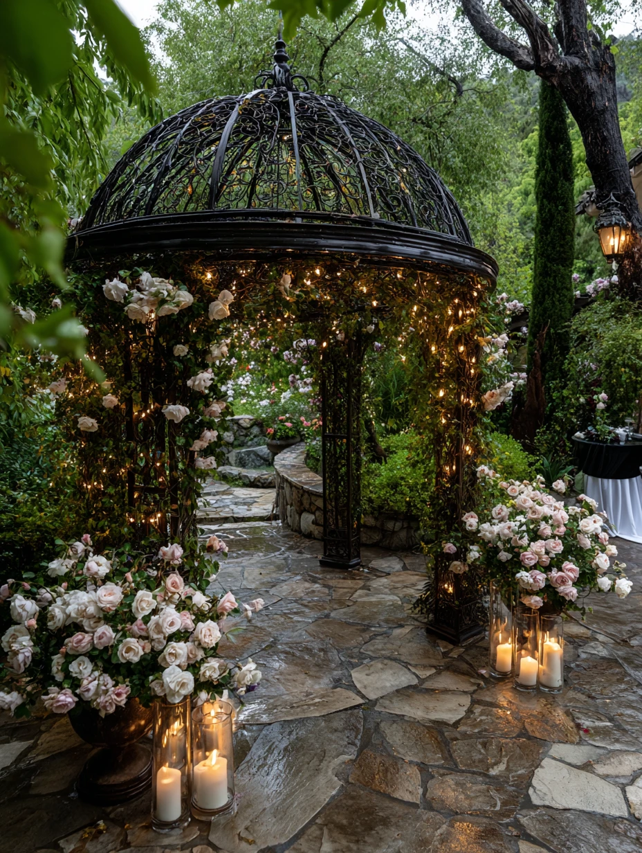 Enchanted Garden Iron Gazebo