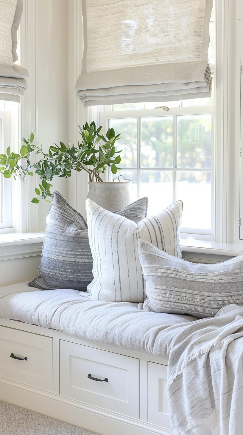 Detailed Window Seat Styling