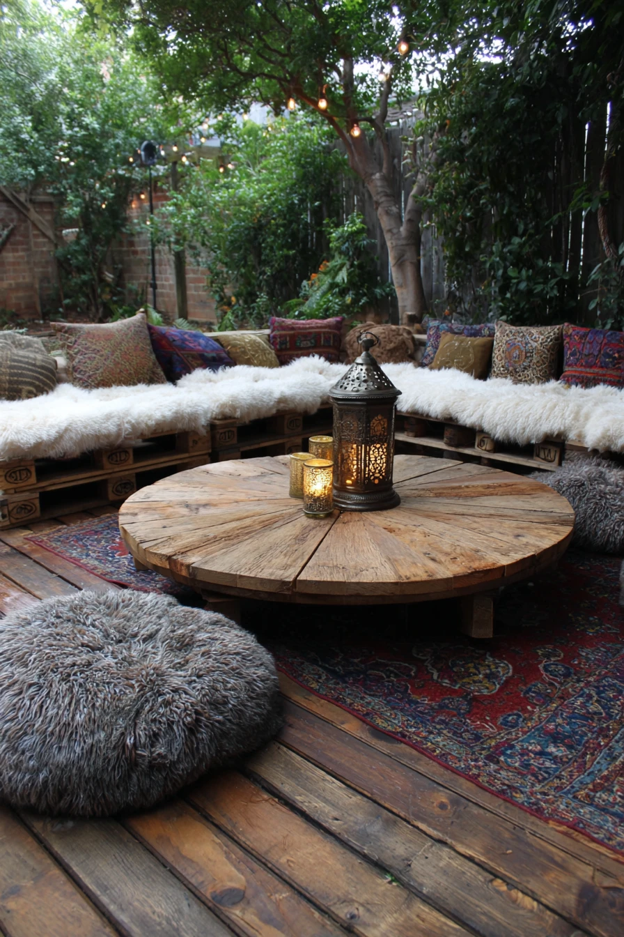 Bohemian Cable Reel Table