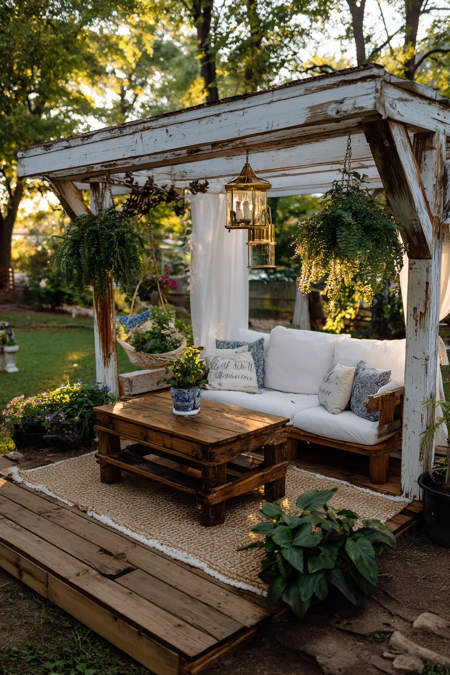 Floral Pallet A-Frame Retreat