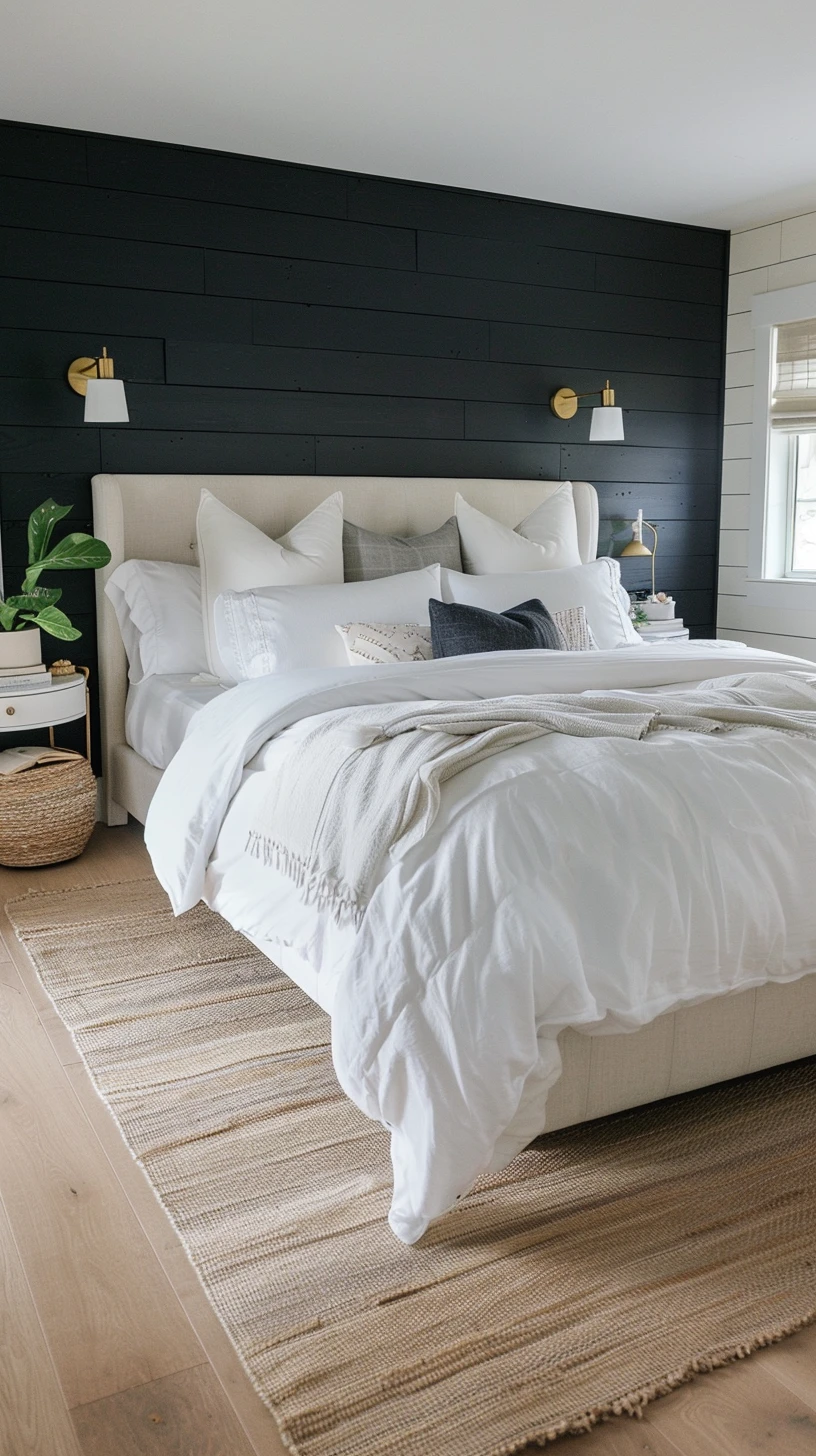 High-Contrast Shiplap Sanctuary