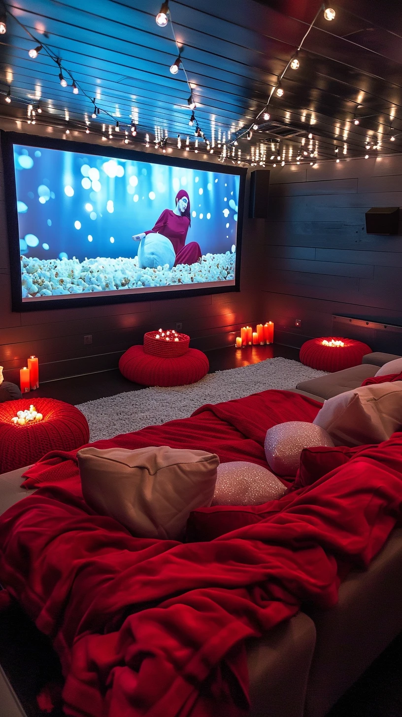 Romantic Home Cinema