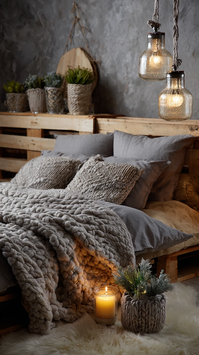 Pallet Bed & Concrete
