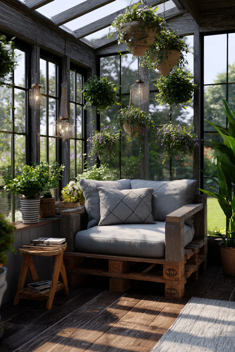 Sunroom Pallet Chair