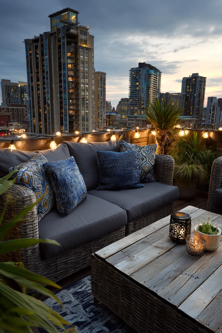 Playful Polka Dot Pallet Bench