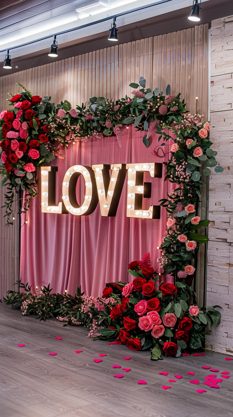 Grand Floral LOVE Stage