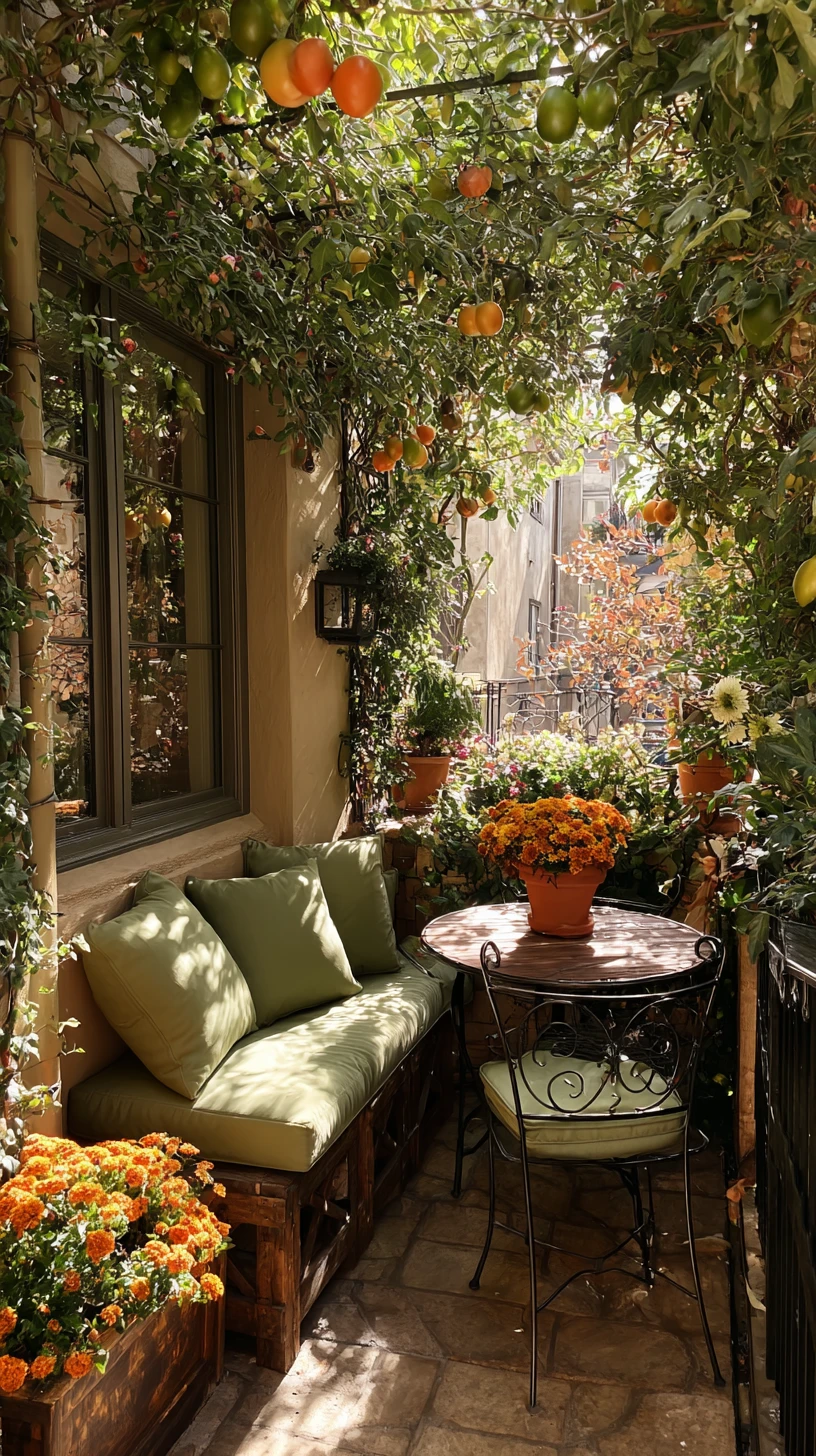 Mediterranean Balcony Oasis
