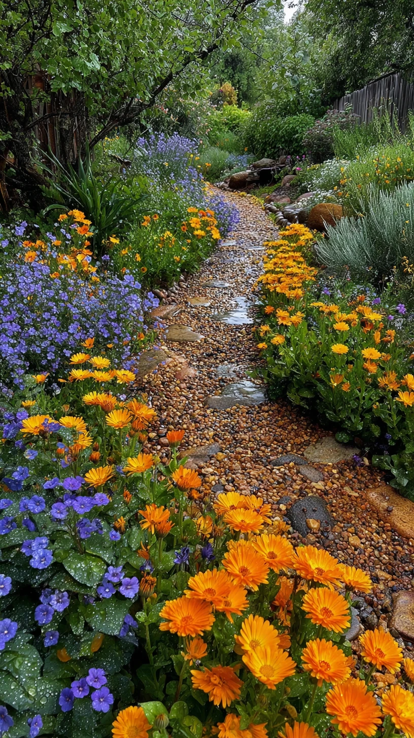 Natural Cottage Garden Path