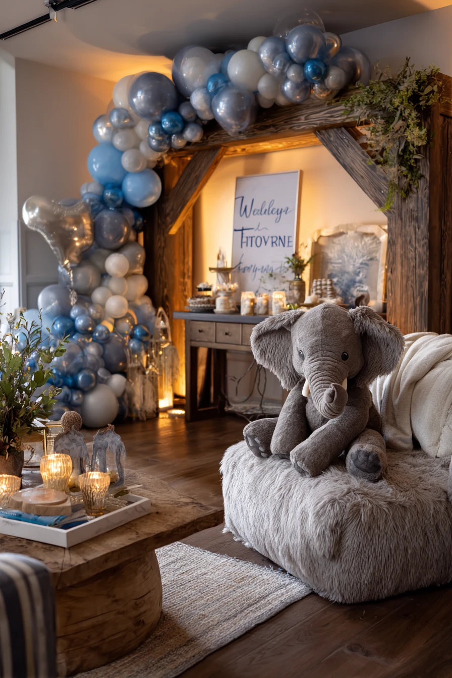 Cozy Rustic Elephant Theme