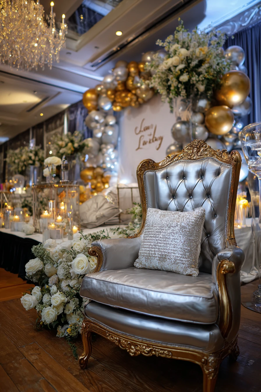 Silver & Gold Throne