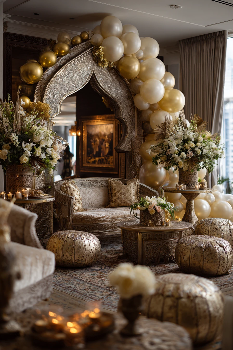 Opulent Moroccan Lounge